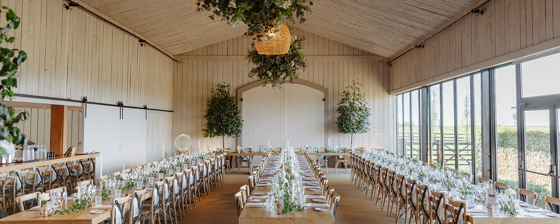 Behind the Venue: A Contemporary Countryside Wedding Venue in Oxfordshire