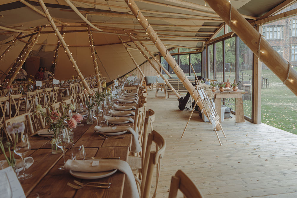 Tipis at Mapledurham