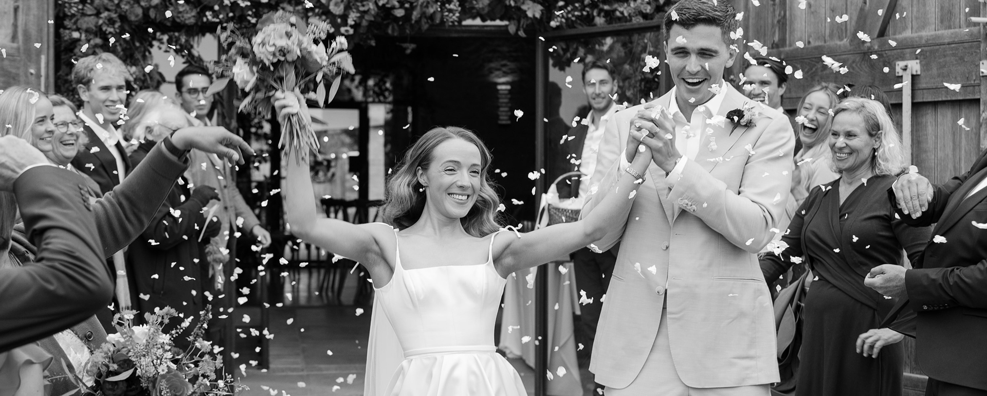 Alice & Matt: An October Wedding at Gulliver’s Hall with a Seasonal Feast and S’mores